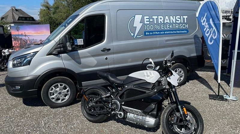 Ford als offizieller Mobilitätspartner von Harley-Davidson auf der European Bike Week 2022 vertreten